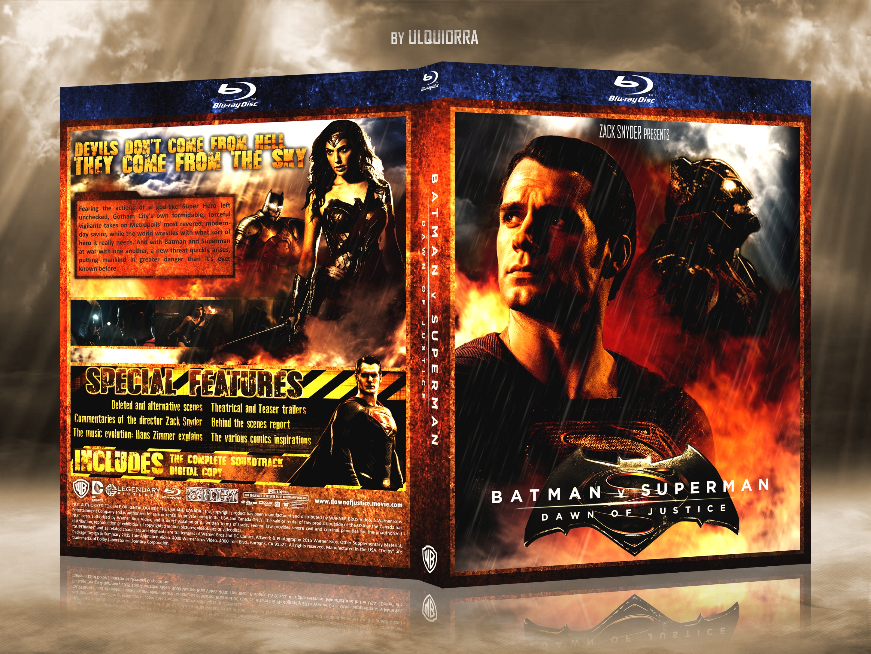 Batman v Superman: Dawn of Justice box cover
