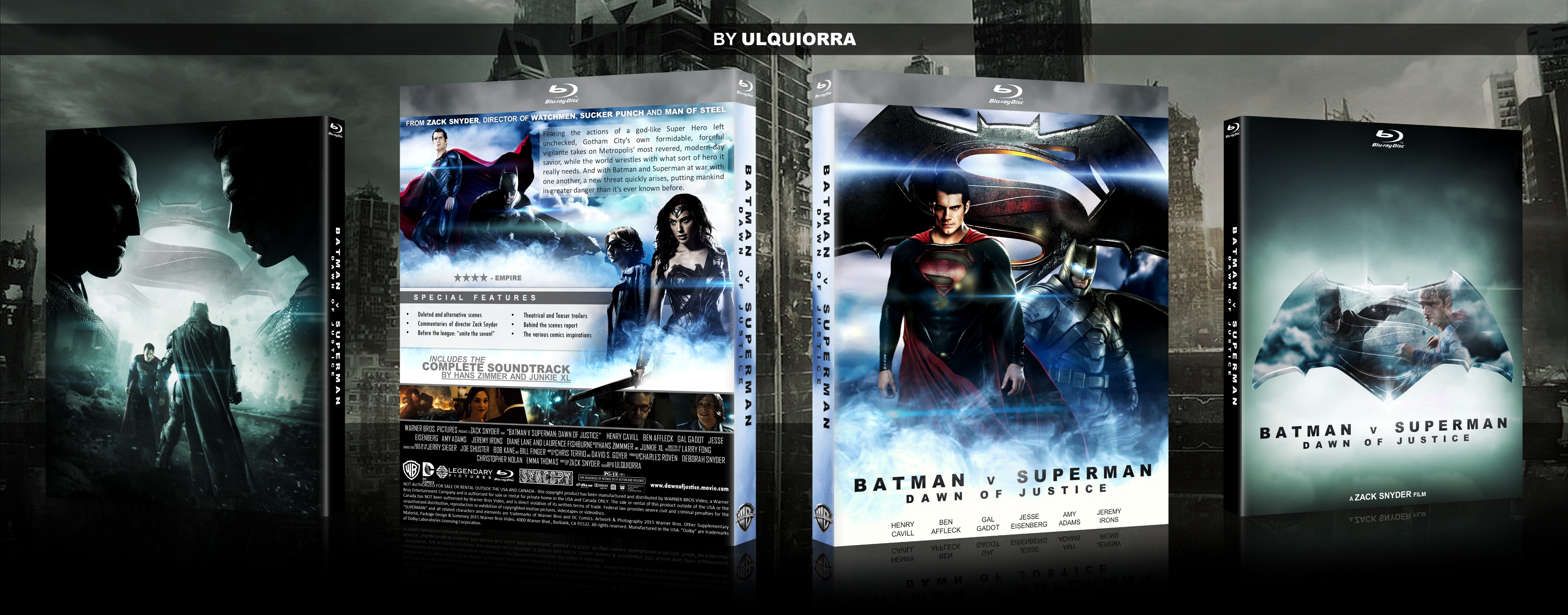 Batman v Superman: Dawn of Justice box cover