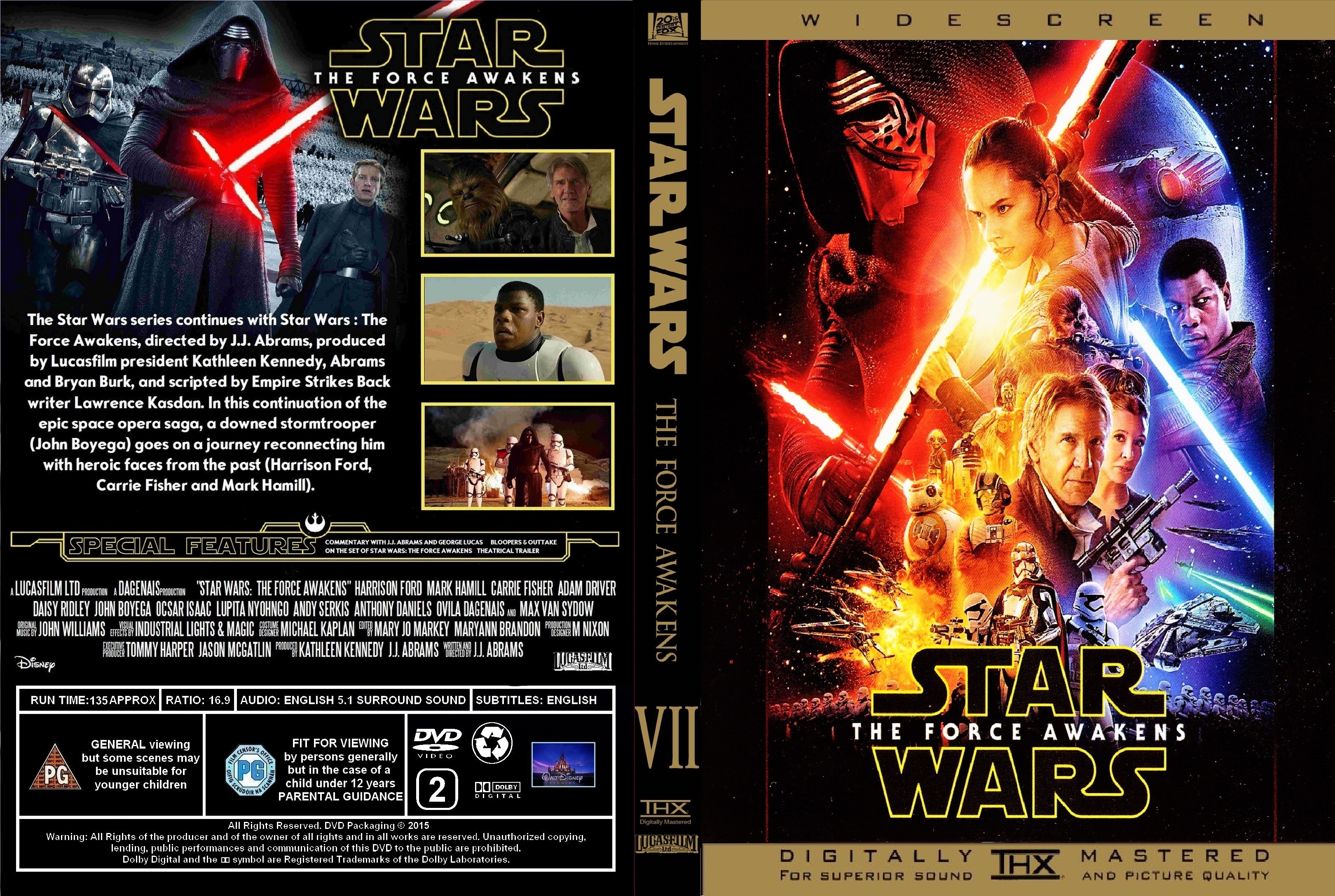 star wars the force awakens dvd box cover