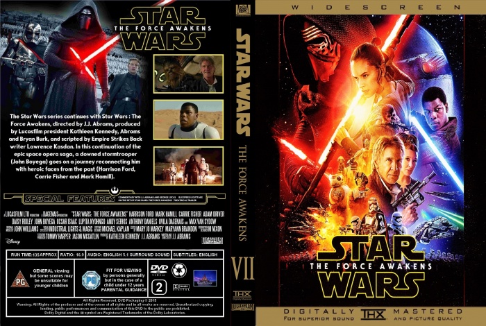 star wars the force awakens dvd box art cover