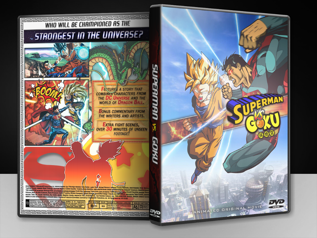 Superman VS. Goku box cover