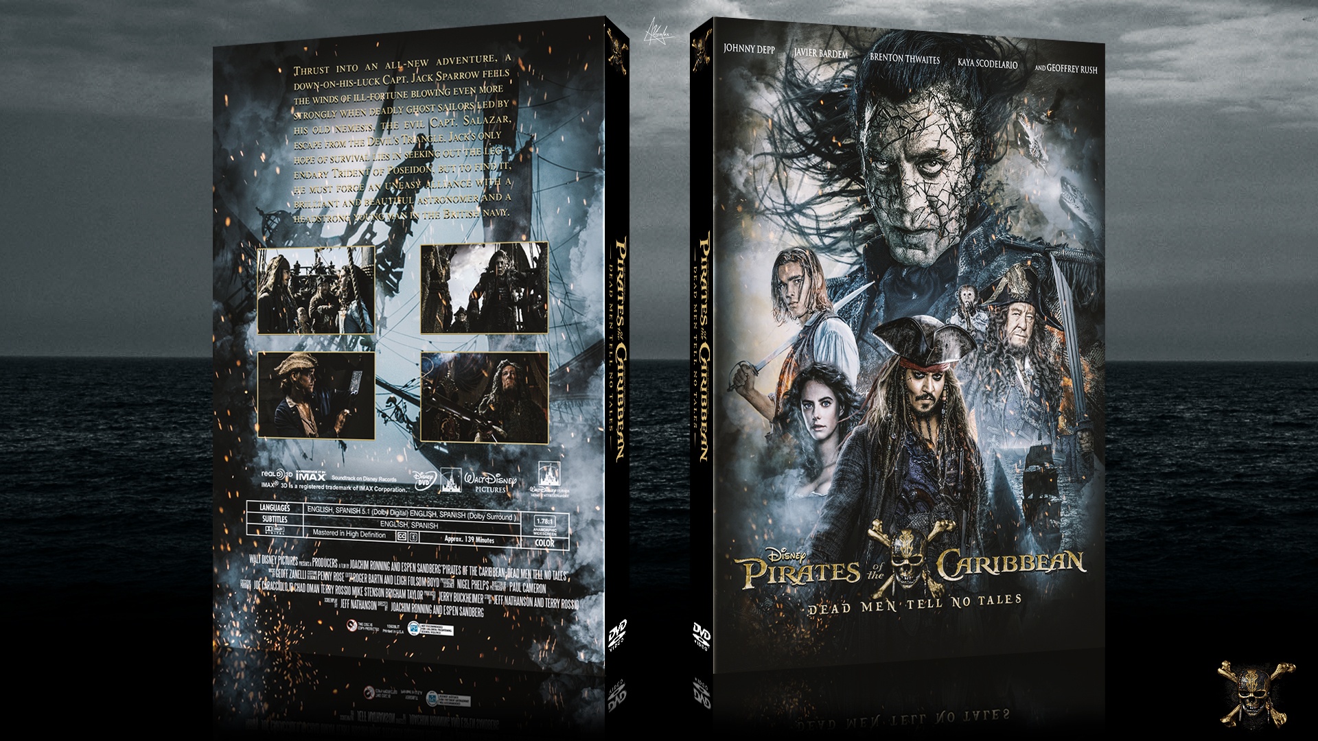 Pirates of the Caribbean: Dead Men Tell No Tales box cover