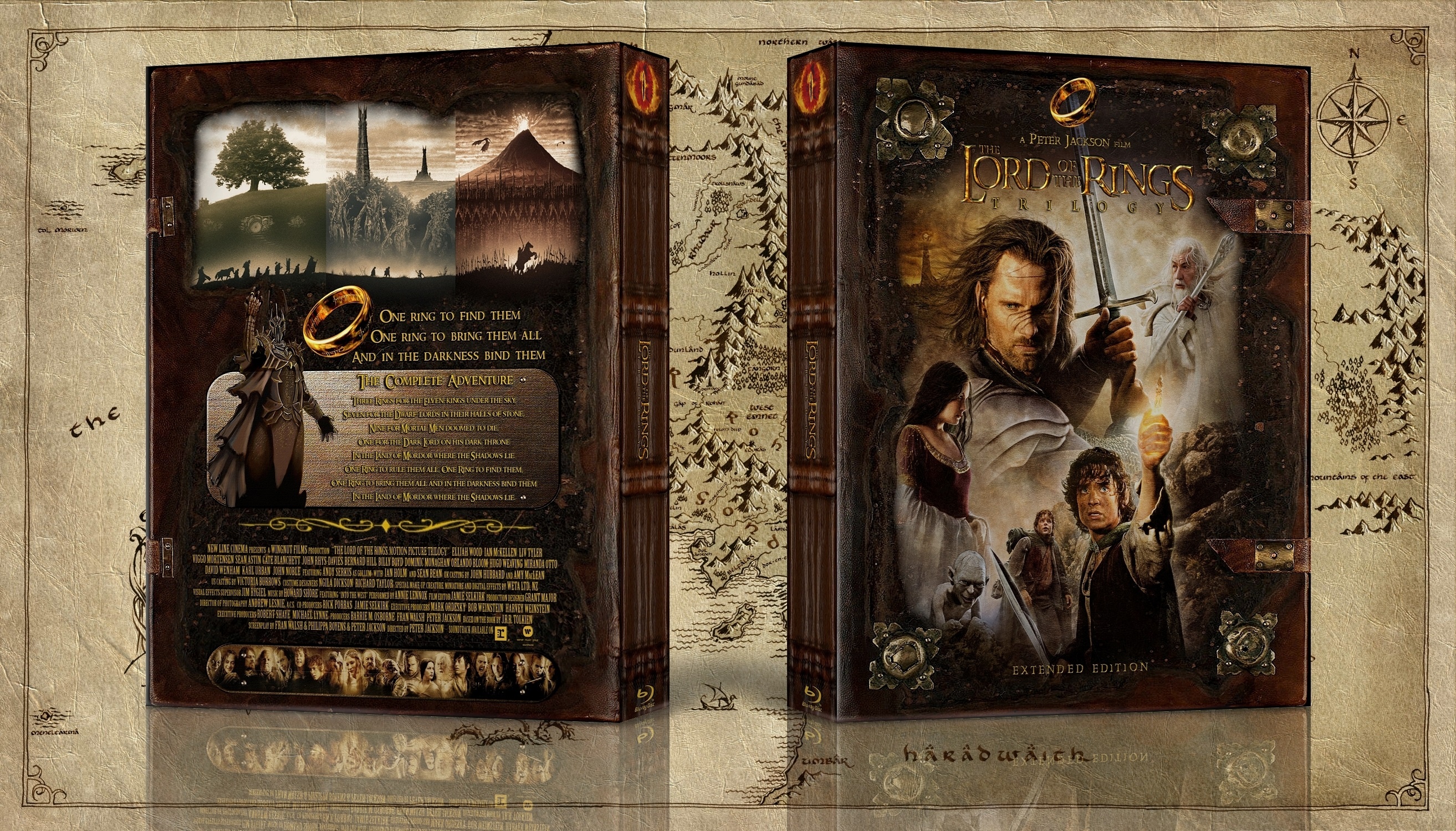 The Lord of the Rings Trilogy box cover