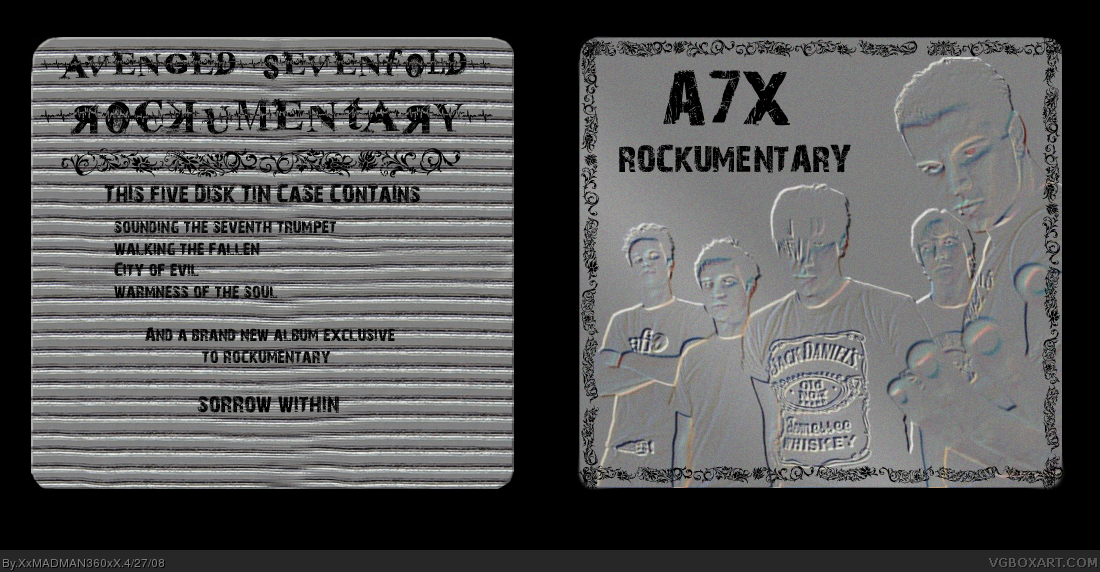 Avenged Sevenfold: Rockumentary box cover