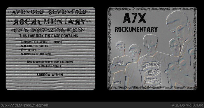 Avenged Sevenfold: Rockumentary box art cover