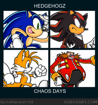 "Chaos Days" - Hedgehogz box cover