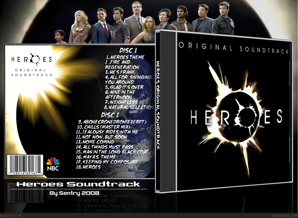 Heroes Original Soundtrack box cover