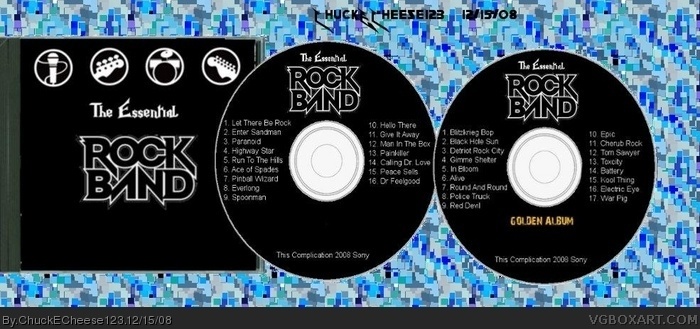 The Essential Rock Band box art cover