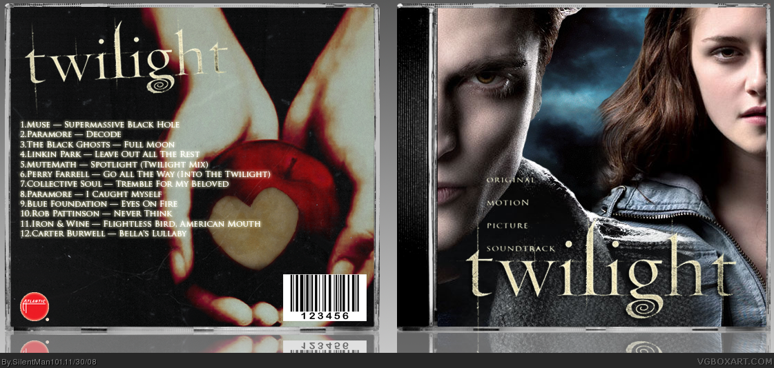 Twilight Motion Picture Soundtrack box cover
