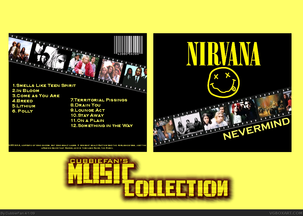 Nirvana: Nevermind box cover