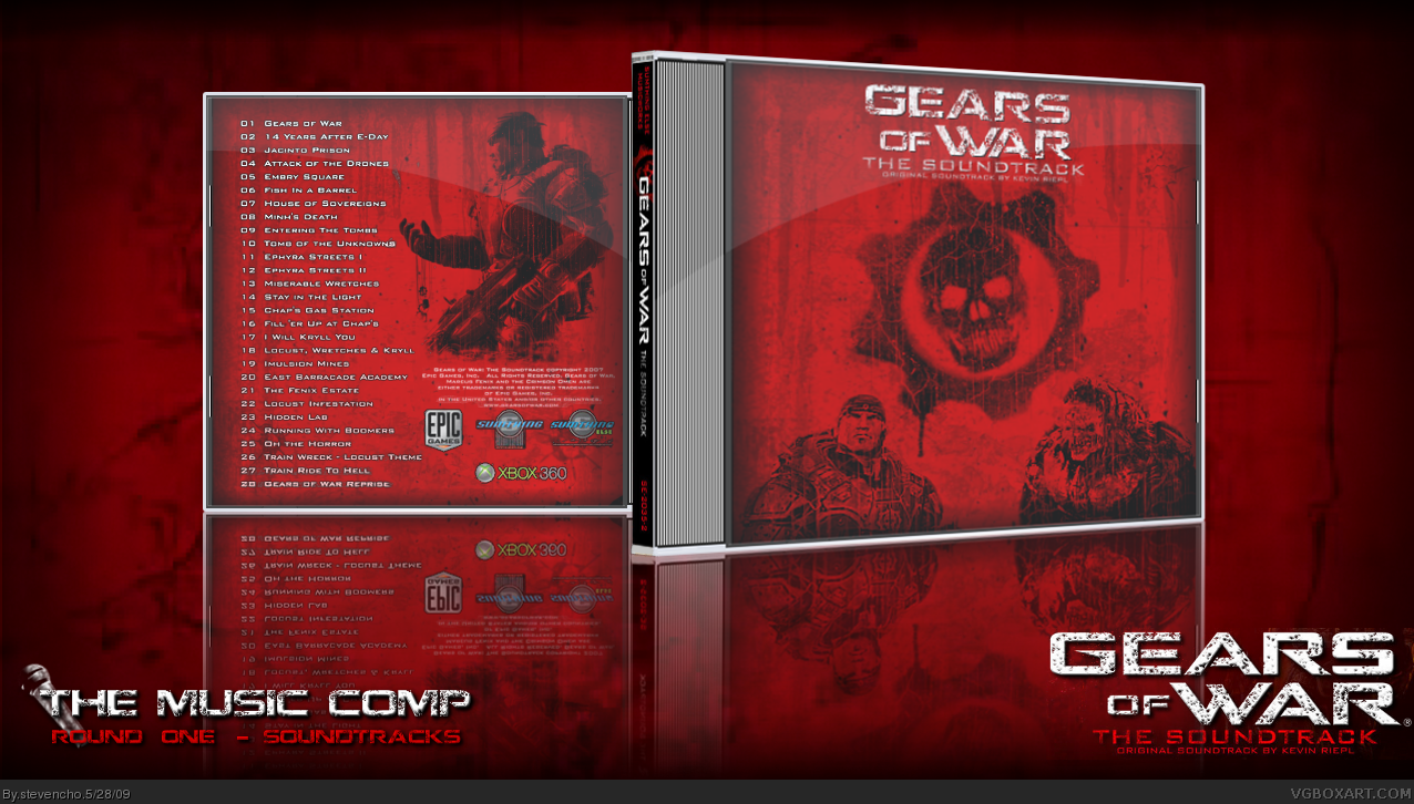Gears of War: The Soundtrack box cover