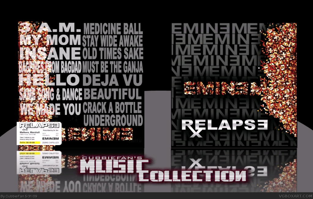 Eminem: Relapse box cover