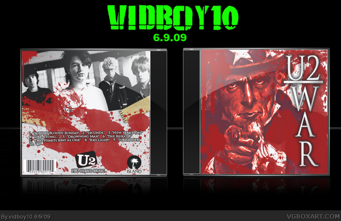 U2 - War box art cover