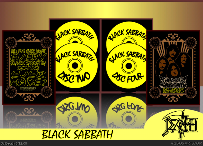 Black Sabbath Remasters box art cover