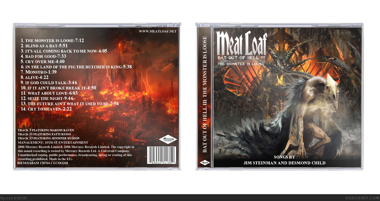 Meat Loaf: Bat Out Of Hell 3- The Monster Is Loose box cover