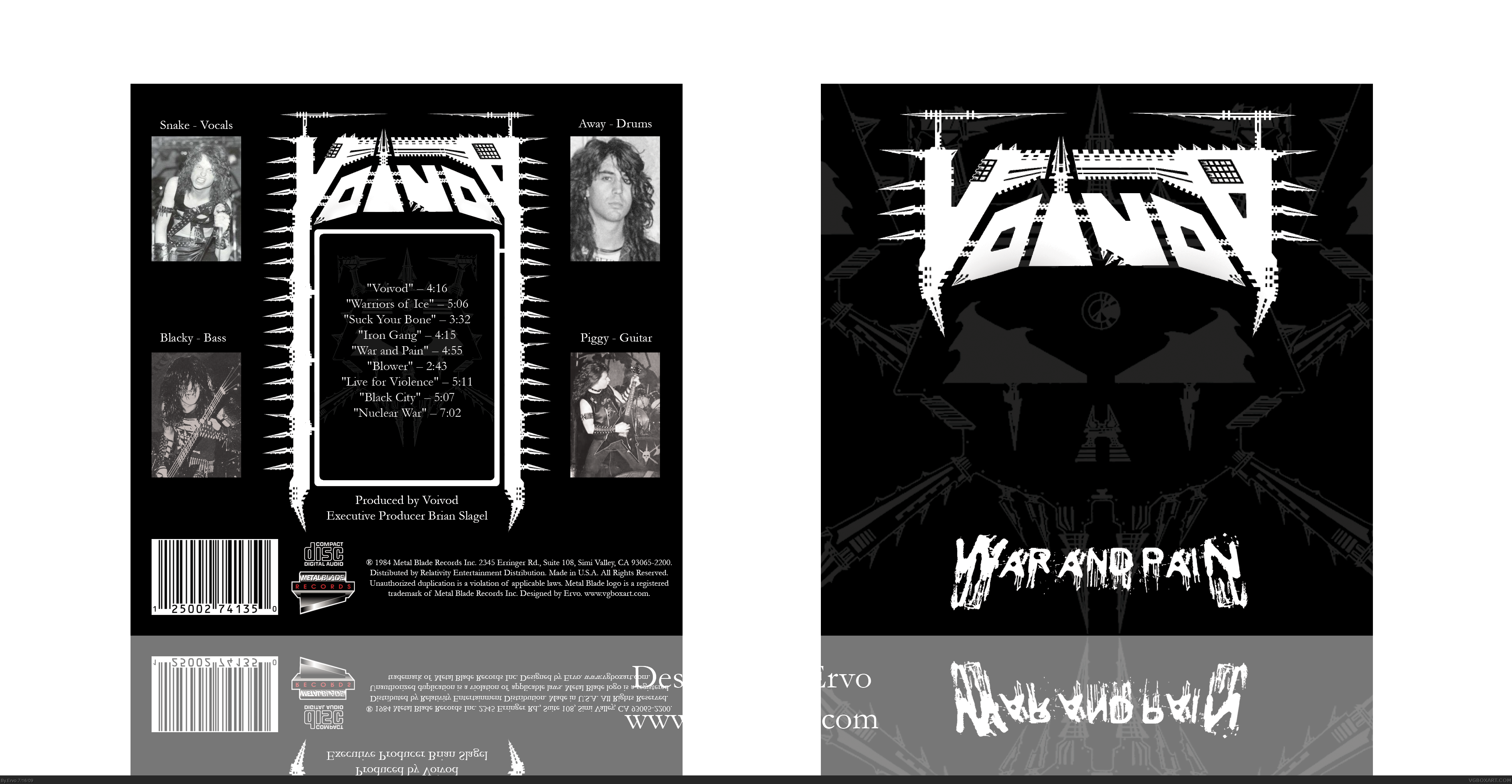 Voivod - War & Pain box cover