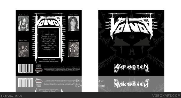 Voivod - War & Pain box art cover