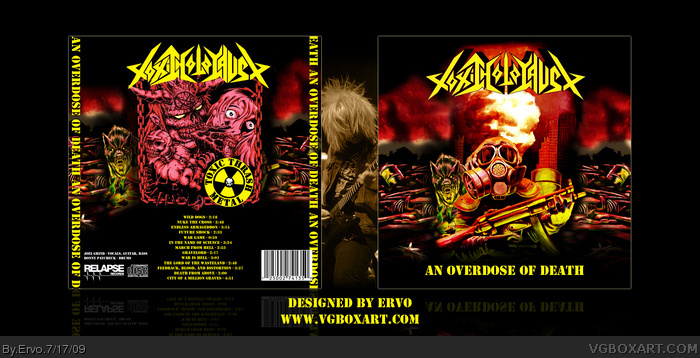 Toxic Holocaust - An Overdose Of Death box art cover