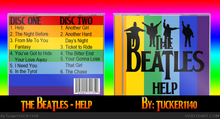 The Beatles - Help box art cover