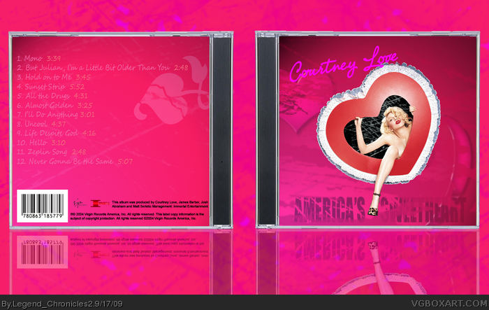 Courtney Love - America's Sweetheart box art cover
