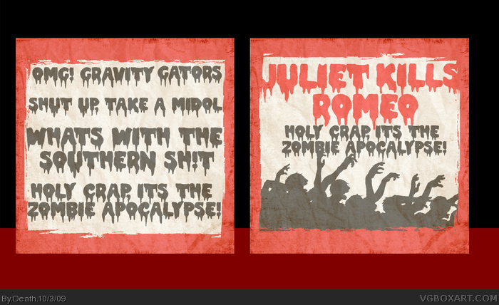 Juliet Kills Romeo: Holy Crap Its The Zombie A... box art cover