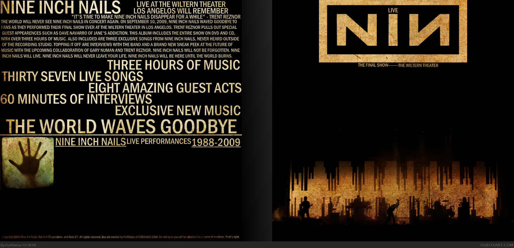 Nine Inch Nails: The Final Show box cover