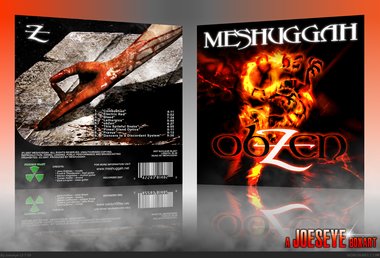 Meshuggah - obZen box cover