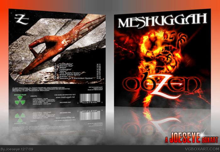 Meshuggah - obZen box art cover