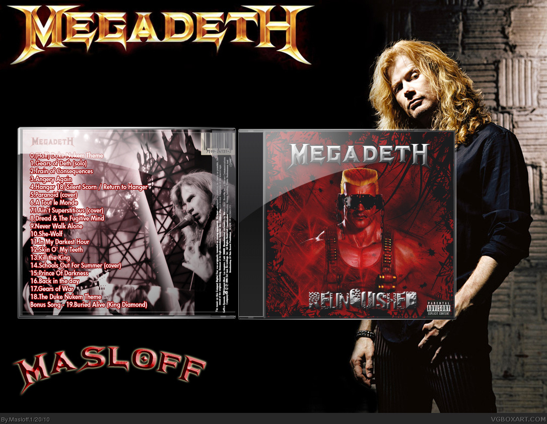 Megadeth Relinquished box cover