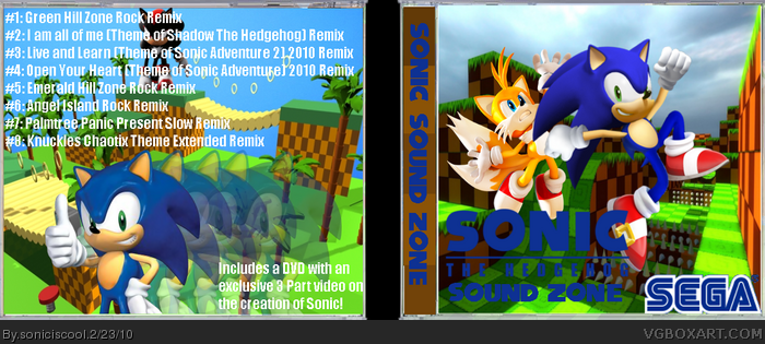 Sonic Sound Zone box art cover