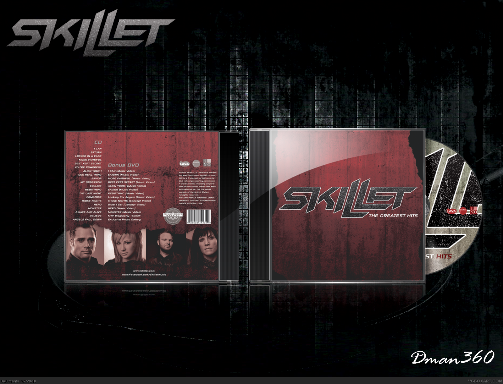 SKILLET: Greatest Hits box cover