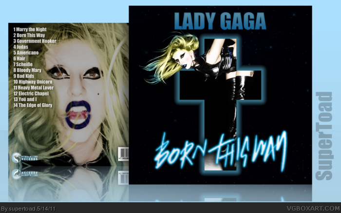 Lady GaGa - Born This Way box art cover
