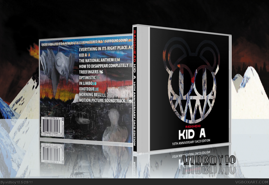 Radiohead - Kid A box cover