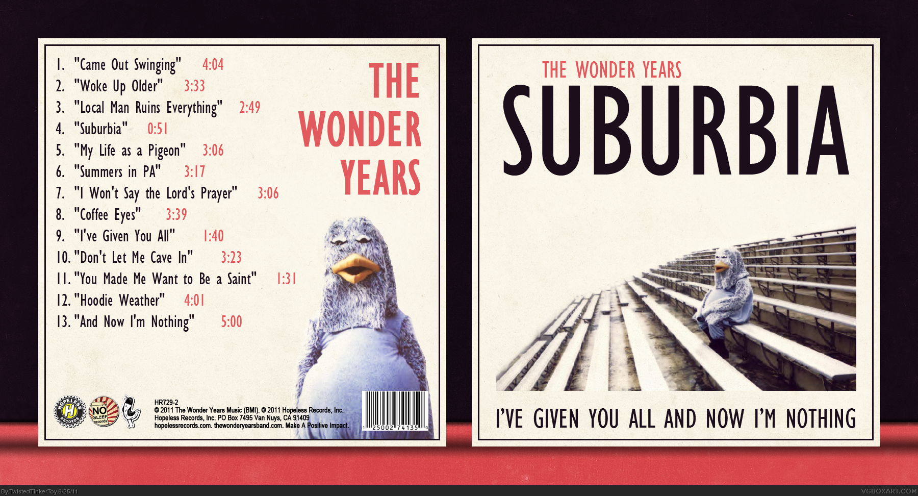 The Wonder Years - Suburbia I've Given You All box cover