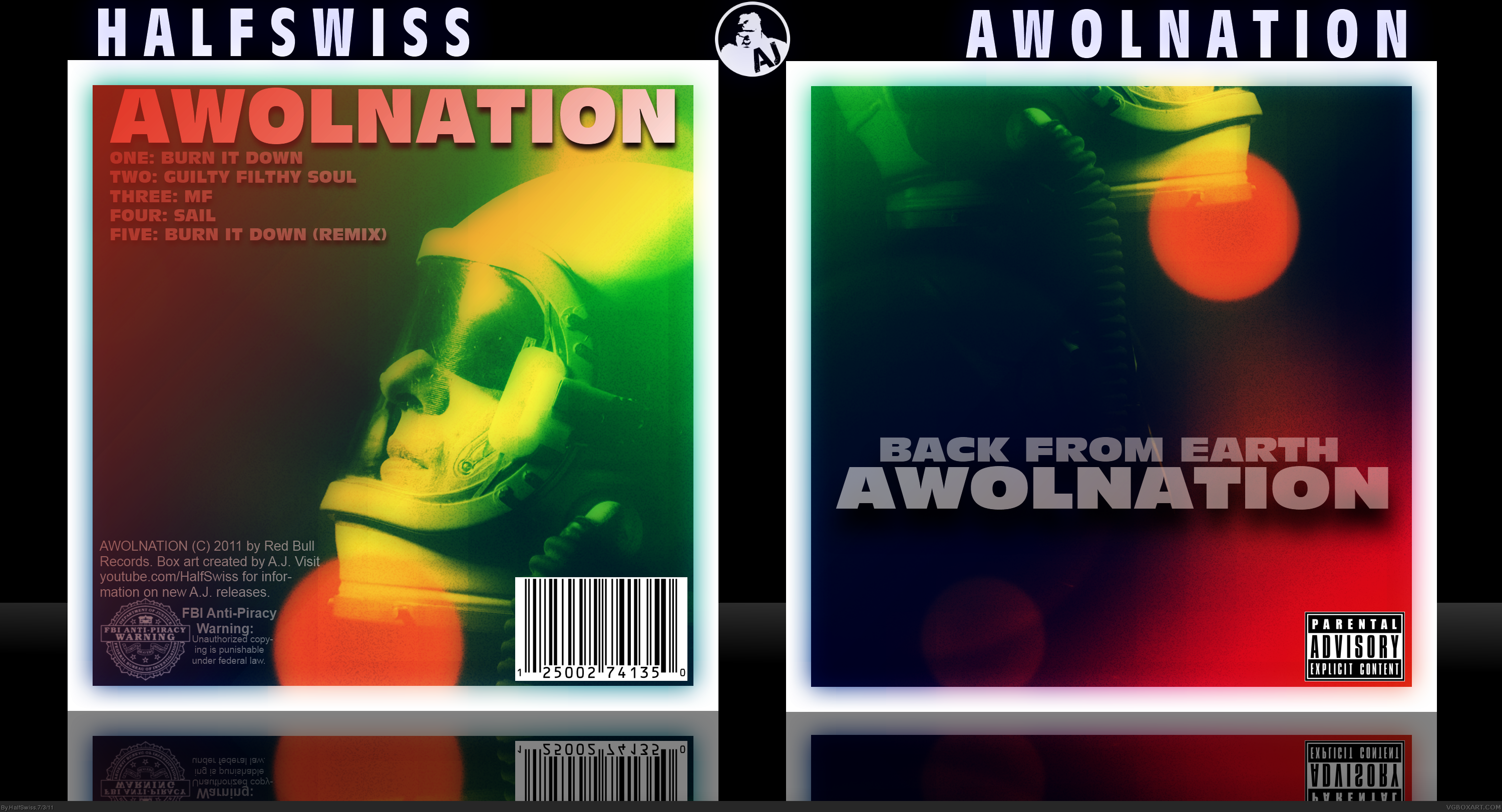 AWOLNATION: Back From Earth box cover