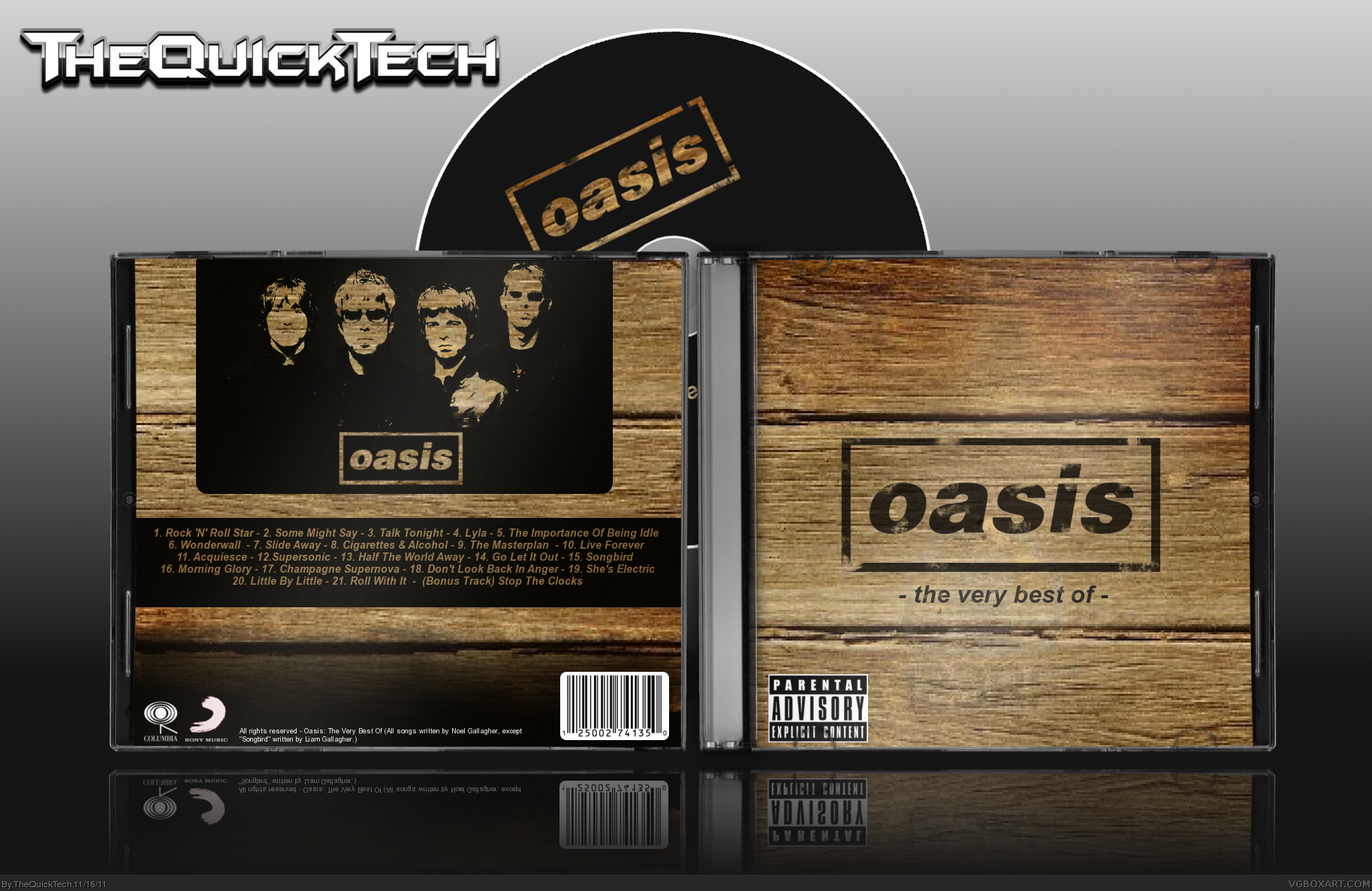 Oasis : The Very Best Of box cover