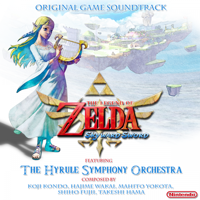 The Legend of Zelda: Skyward Sword OST box art cover