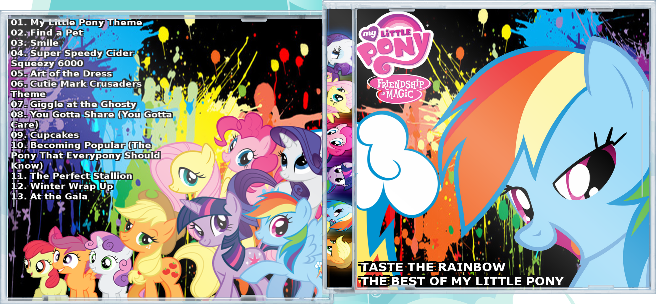 Taste the Rainbow: The Best of My Little Pony box cover
