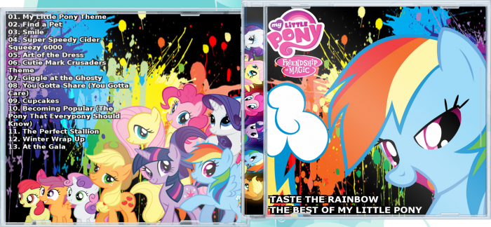 Taste the Rainbow: The Best of My Little Pony box art cover