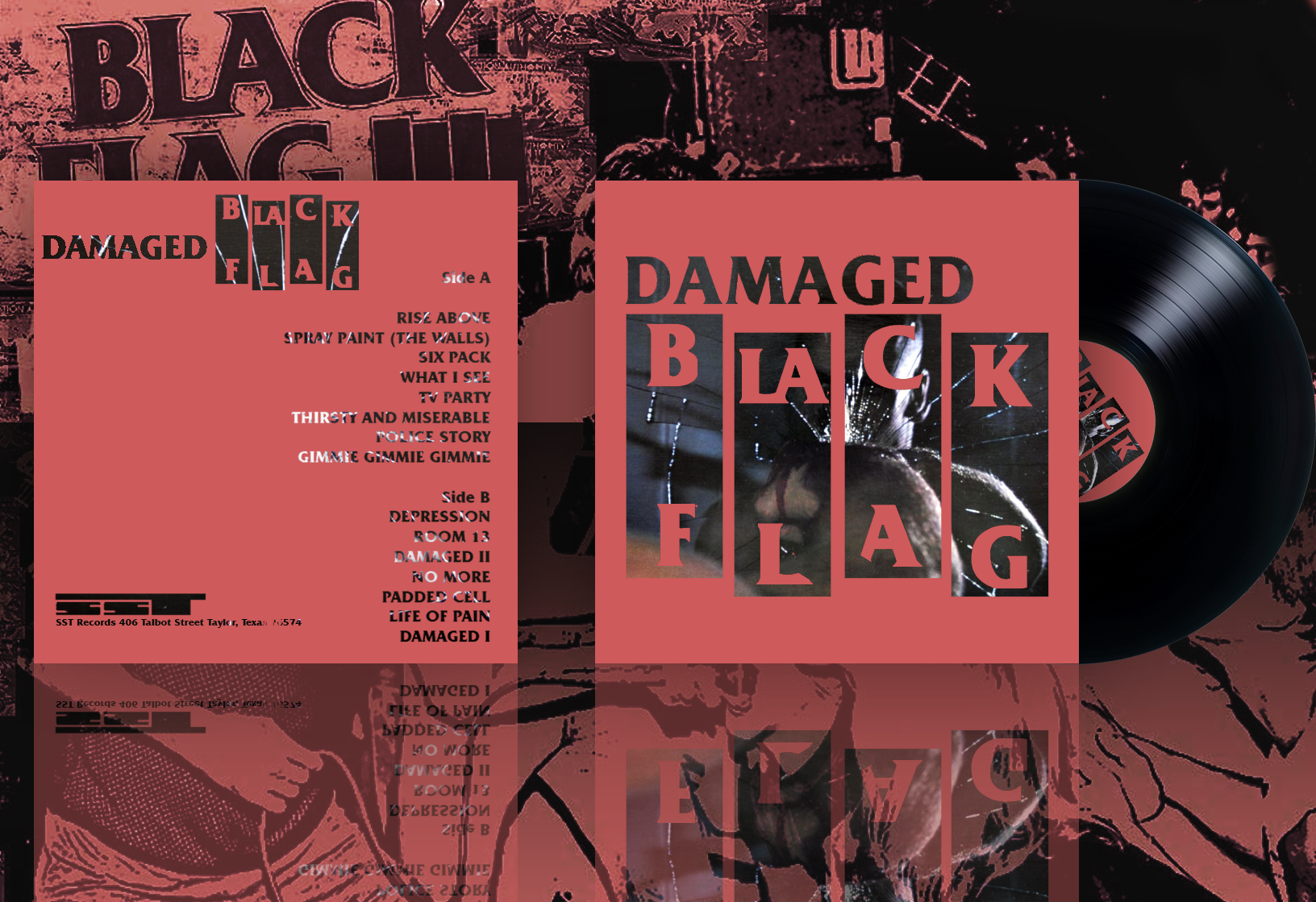 Black Flag - Damaged box cover