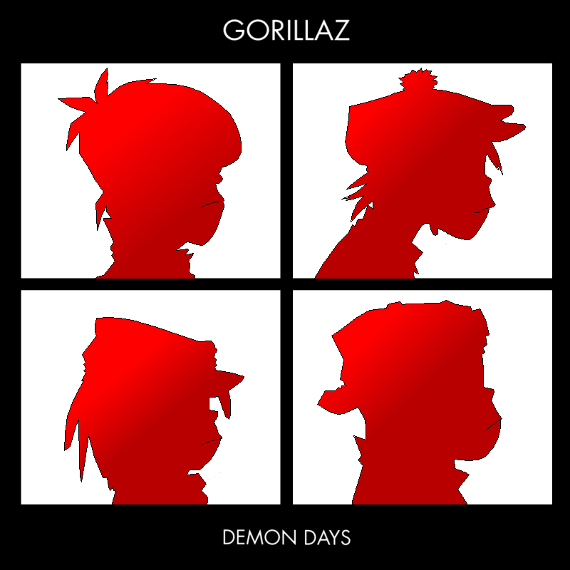 Gorillaz Demon Days box cover