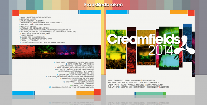 Creamfields 2014 box art cover