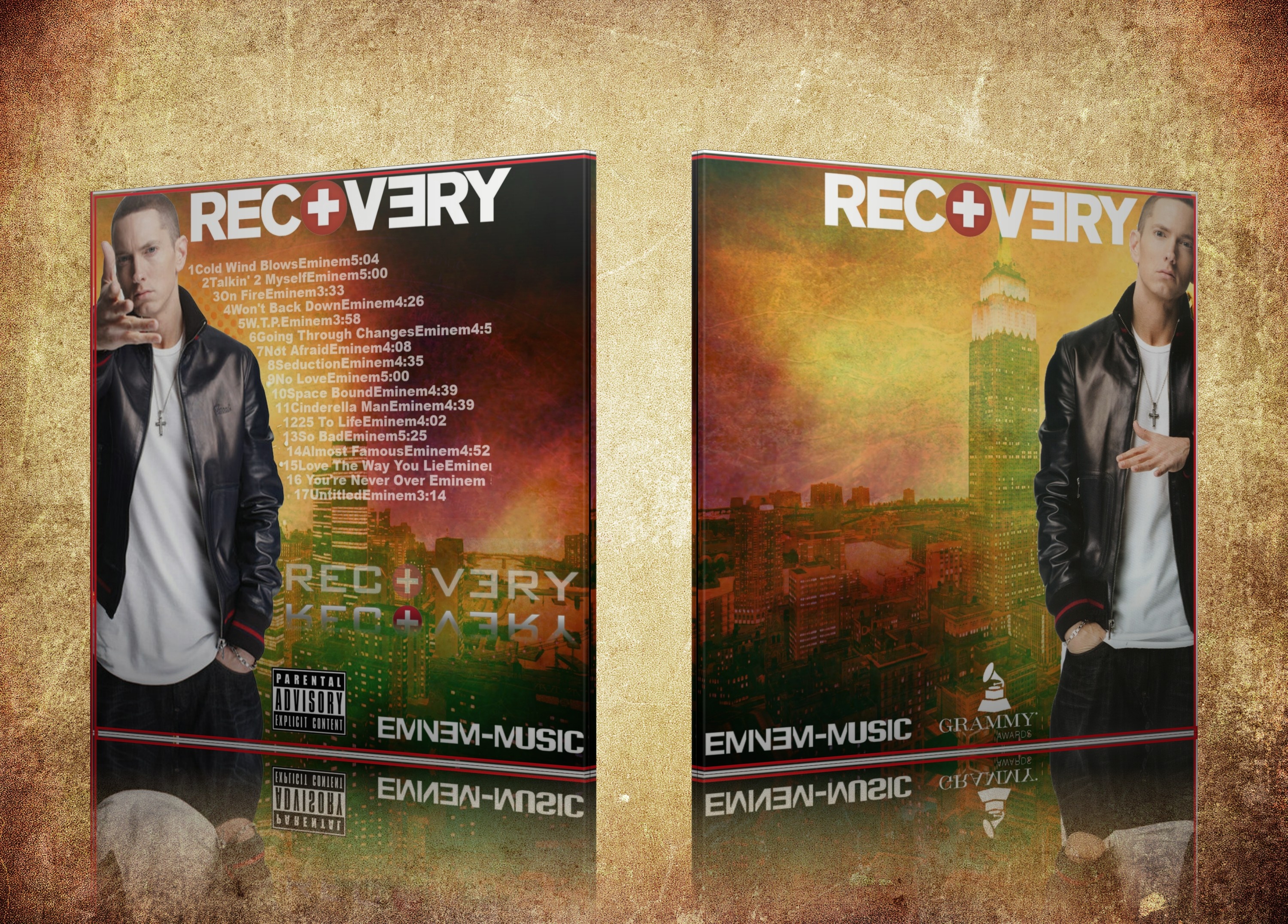 Eminem Recovery box cover