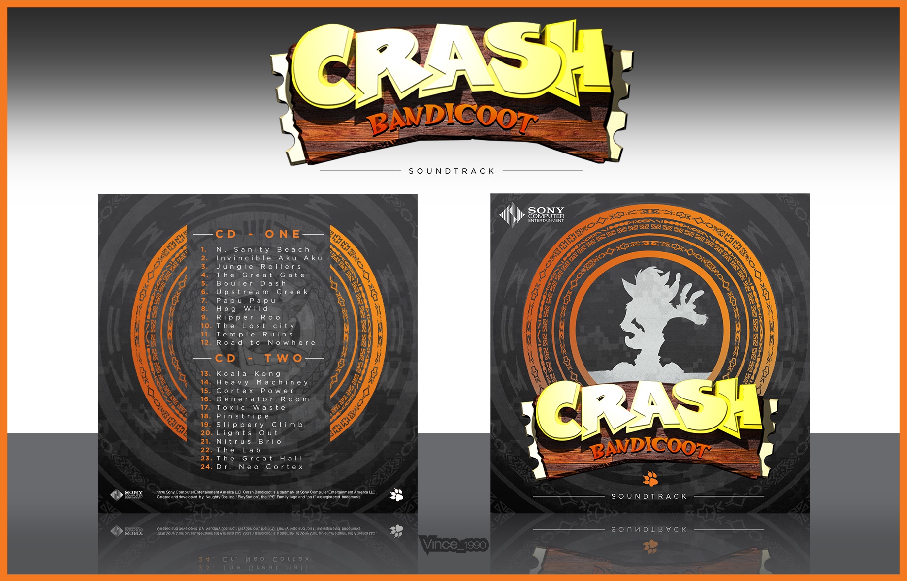Crash Bandicoot Soundtrack box cover