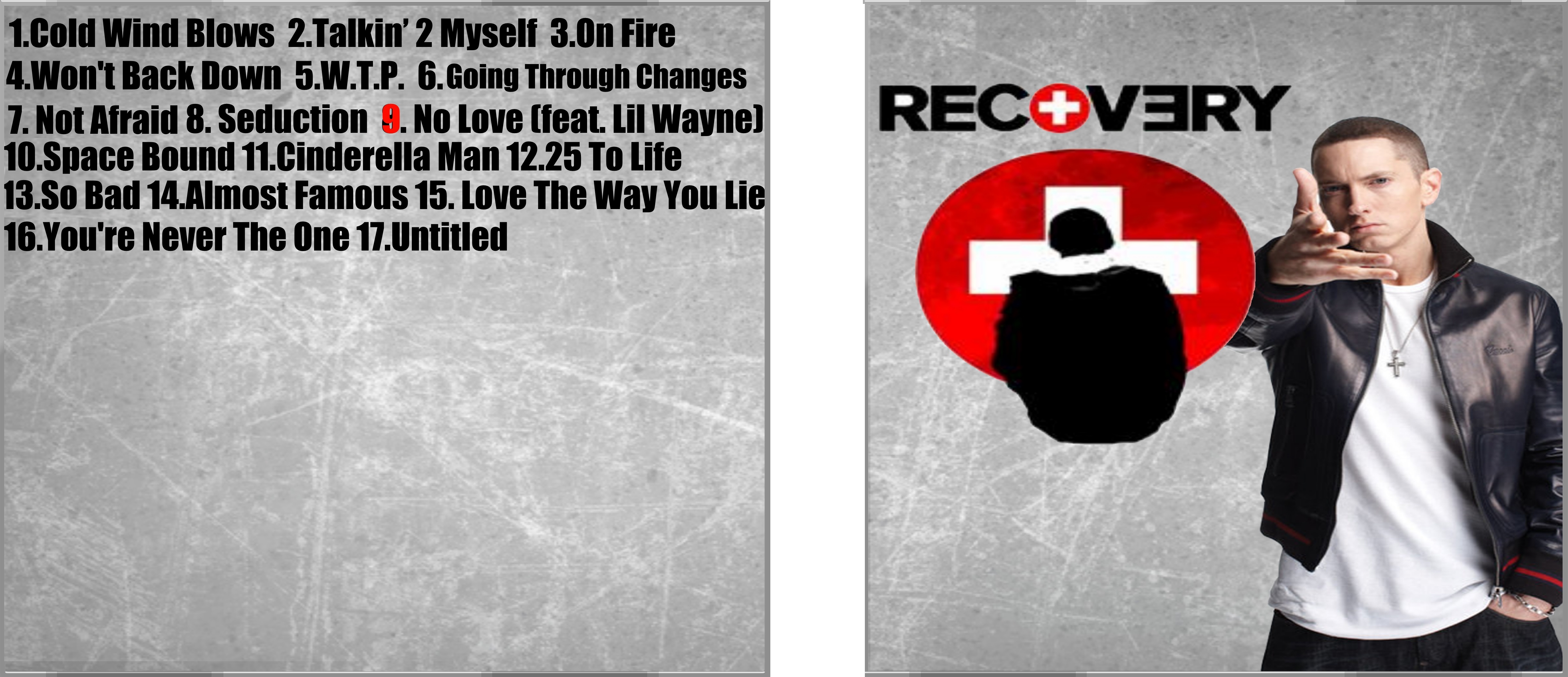 Eminem: Recovery box cover