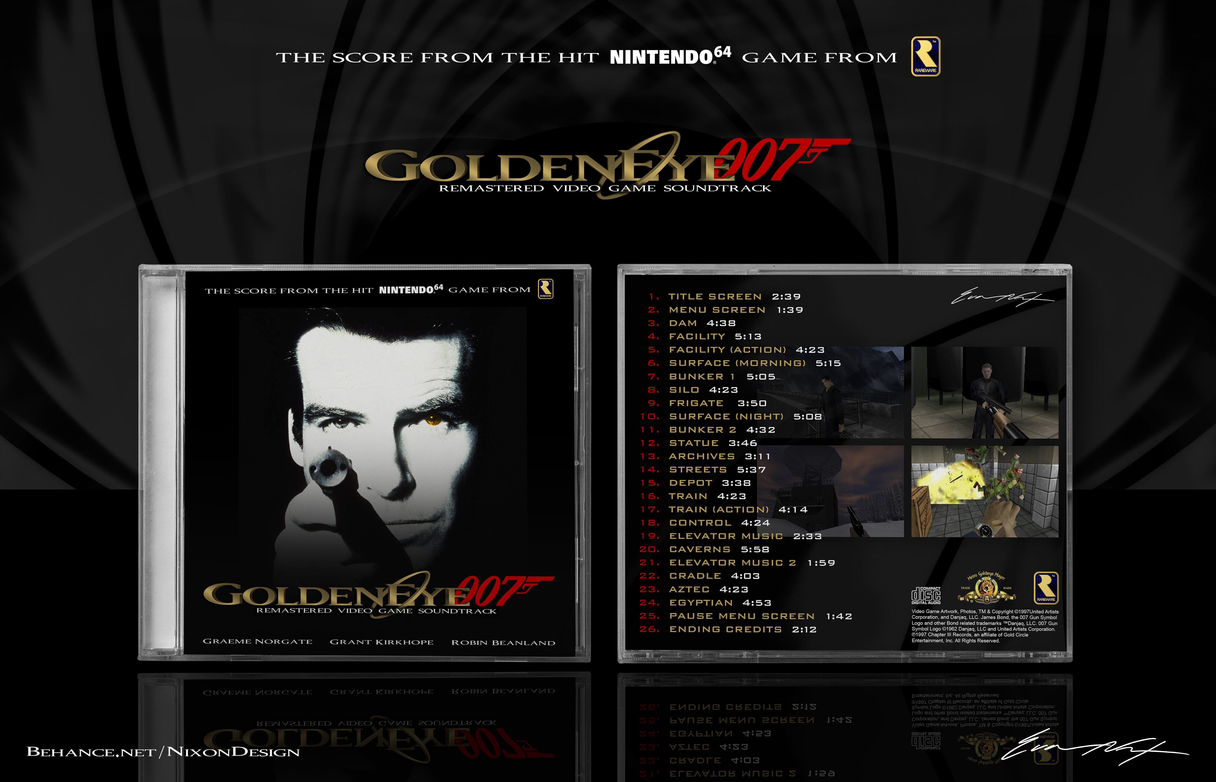 GoldenEye 007 | Remastered Soundtrack (N64) box cover
