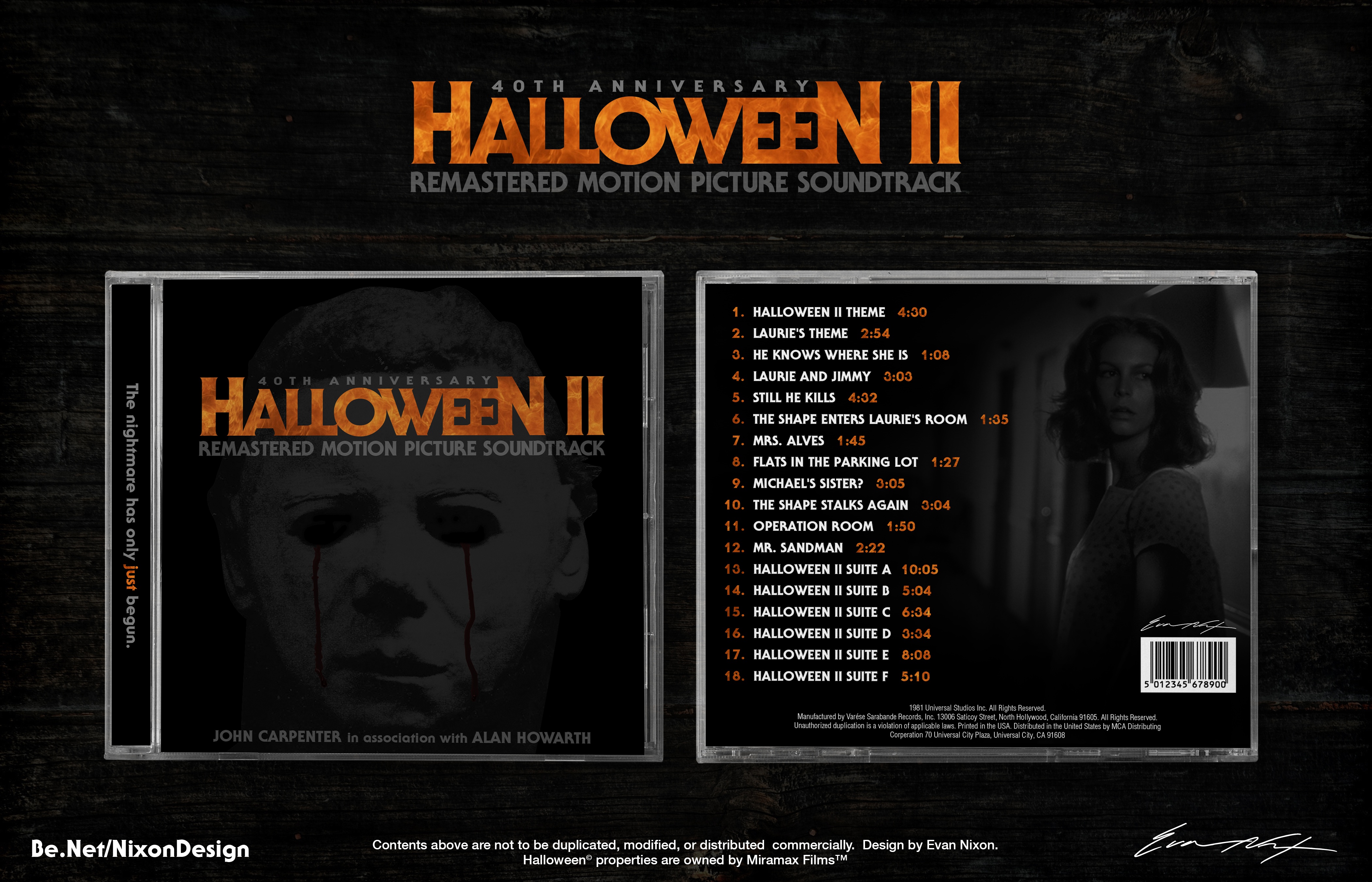 Halloween 2 | 40th Anniversary Soundtrack box cover