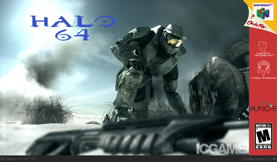 Halo 64 box cover