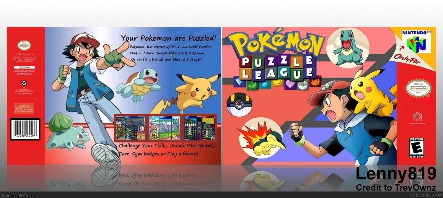Pokemon Puzzle League box cover