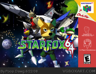 Star Fox 64 box cover